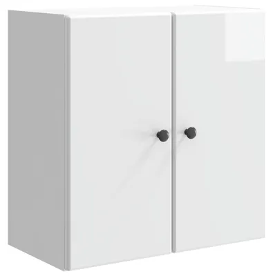 Produktbild von vidaXL Wandschrank Hochglanz Weiß 59 x 31 x 60 cm Holzwerkstoff