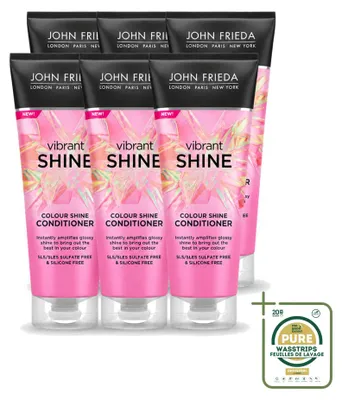 Image de 6 x Après-shampooing colorant John Frieda Vibrant Shine - 250 ml - Lot de 6