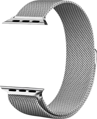 Obrázek produktu pro Swissten - Síťový pruh pro Apple Watch 42-49mm (stříbro)