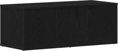 Zdjęcie produktu dla Szafka pod telewizor z szufladą Czarny Dąb 80x34x30 cm