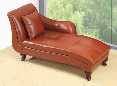 Immagine prodotto di Divano lounge, poltrona ottomana, divano imbottito, divano da ufficio, poltrona relax, chaise longue in pelle. #1667
