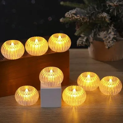 Zdjęcie produktu dla Światła kryształowe LED, mini, zestaw 12 sztuk, dekoracja na Halloween