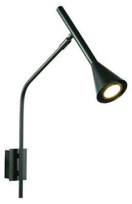 Produktbild von ACA Wandleuchte 1XGU10 CLOUZOT, schwarzes Metall, Schutzart IP20, 40 x 52 x 8 cm, YL22801WBK