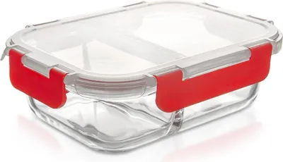 Obrázek produktu pro Skleněná nádoba na potraviny s těsněním Lunchbox 550 ml