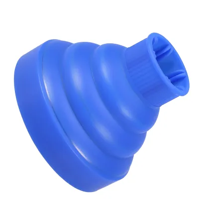 Image de Diffuseur pliable professionnel pour sèche-cheveux, accessoire de coiffure pour coiffeurs (bleu)