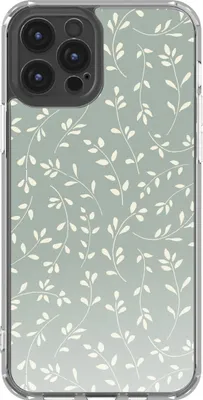 Produktbild von imoshion Design Hülle iPhone 12 (Pro) - Smoke Green Flowers