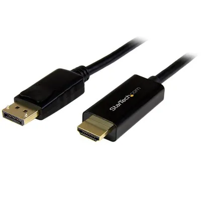 Obrázok produktu pre StarTech.com DP2HDMM1MB, 1 m, DisplayPort, Typ HDMI (štandard), Samec, Samec, Priamy