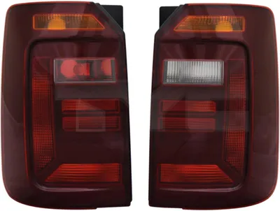 Für VW Caddy VI SA ab 05/2015- Rückleuchten Heckleuchten Rot / Schwarz Dunkelrot in der Farbe Rot von AD TUNING GmbH & Co. KG