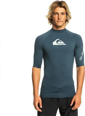Produktbild von Quiksilver Alltime Sfsh Kurzarm-rash Guard Blau S Mann Blau S