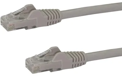 Image de StarTech.com Câble CAT6 de 7,5m - Câble patch CAT6 gris - Connecteurs RJ45 Snagless