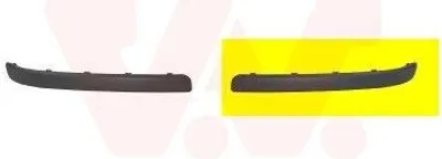 Image de VAN WEZEL Baguette décorative pare-chocs arrière droite pour OPEL Corsa C à hayon (X01)