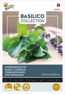 Immagine prodotto di Buzzy Semi di Basilico Cannella - Circa 1,5 gr | Buzzy_080909