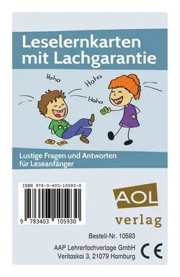 Obrázok produktu pre Leselernkarten mit Lachgarantie