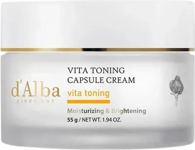 Zdjęcie produktu dla d'Alba - Vita Toning Capsule Cream, 55g krem rozświetlający