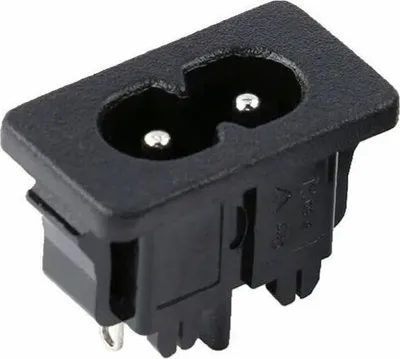 Immagine prodotto di Connettore IEC C8, presa di installazione IEC a scatto 250V/2A