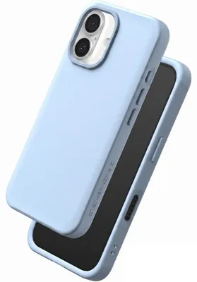 Produktbild von Rhinoshield, Schutzhülle für iPhone 16 Plus Modell SolidX Soft Touch Stoßfest, Königsblau
