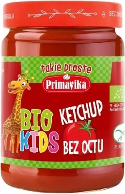 Obrázek produktu pro Ketchup Bez Octu Dla Dzieci Primavika315 g