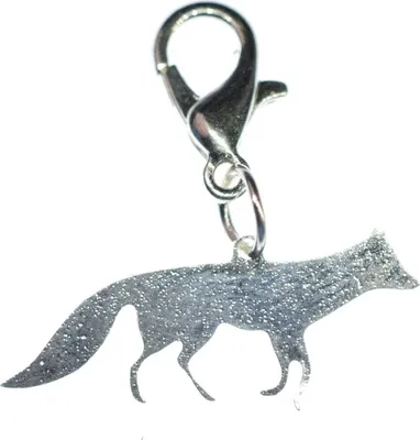 Produktbild von Fuchs Charm Anhänger Bettelarmband Miniblings Wald Tier Rotfuchs Raubtier silber