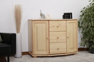 Produktbild von Kommode Massivholz 059 - 78 x 100 x 47 cm (H x B x T)