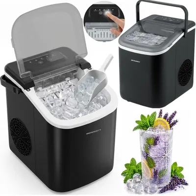 Produktbild von Berdsen BD-420 Eiswürfelbereiter 1,1 l/12 kg Schwarz