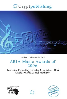 Produktbild von Aria Music Awards Of 2006