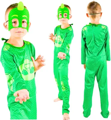 Produktbild von PJ Masks Kostüm für Karneval, Gekko Verkleidung, Kostümparty 12