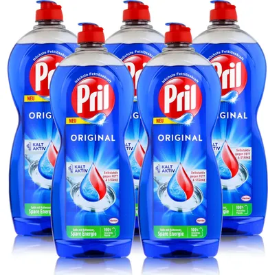 Produktbild von Pril Spülmittel Original 675ml - Hohe Fettlösekraft (5er Pack)