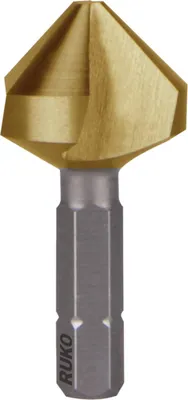 Produktbild von RUKO Kegelsenker-Bit 90° "Kurz" HSS TiN