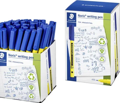 Obrázok produktu pre 10 ks Noris 307-3 Fineliner – modré písacie pero Noris