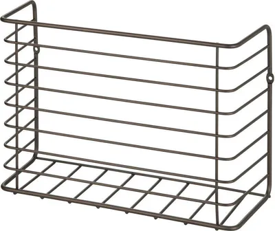 Produktbild von mDesign Hängekorb Aufbewahrung Drahtgitter Organizer Metall Bronze
