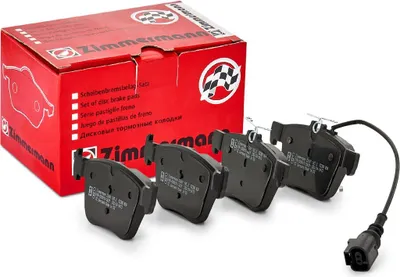 Produktbild von ZIMMERMANN Bremsbeläge Satz Hinten Bremsklötze für AUDI A3 Sportback (8VA, 8VF) 22601.165.2