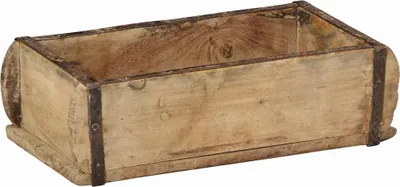 Immagine prodotto di Vassoio Marrone 30 x 15 x 9 cm Legno Recuperato Massello