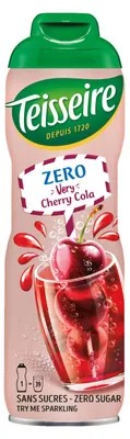 Produktbild von Teisseire Sirup Zero Very Kirsch Cola 600ml für Cocktails (1er Pack)