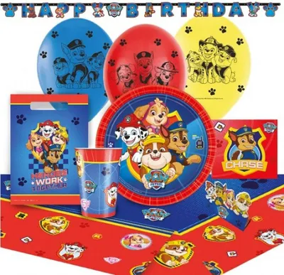 Immagine prodotto di Set festa Paw Patrol Heroes 56 pezzi