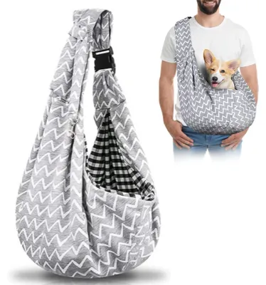 Image de Sac de transport pour chien, portable, avec bandoulière réglable