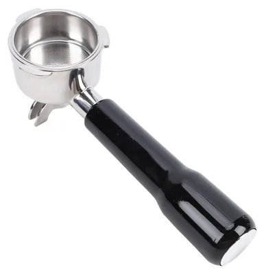 Obrázok produktu pre Univerzálny 51mm kávový portafilter z nehrdzavejúcej ocele SUS s troma držadlami, vhodný pre kávovary, čierna farba
