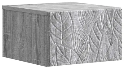 Imagen del producto de Mesa Lateral Montada en la Pared Sonoma gris 34,5 x 33 x 20 cm