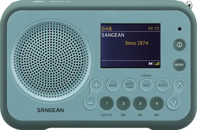 Produktbild von Sangean DPR-76BT, Tragbar, Digital, DAB, DAB+, FM, 0,5 W, 8 Ohm, LCD