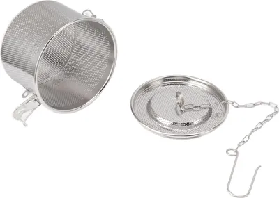 Obrázok produktu pre Čajové guľôčky z nehrdzavejúcej ocele Filtračný kôš na polievkové korenie Priemer koša 14 cm/5,5 palca