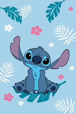 Produktbild von Baby-Fleecedecke Lilo und Stitch Blau 100x150 cm