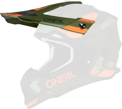Produktbild von O'NEAL Helmschirm 2SRS Spyde V.23, Einheitsgröße, Grün Schwarz Orange