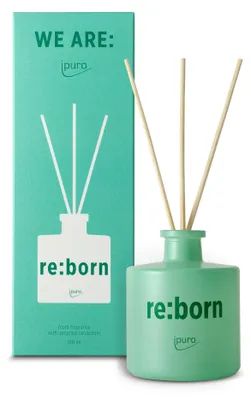 Obrázek produktu pro ipuro WE ARE: re:born, Lahvička s vůní, Tyčinkový difuzér, 0,1 l