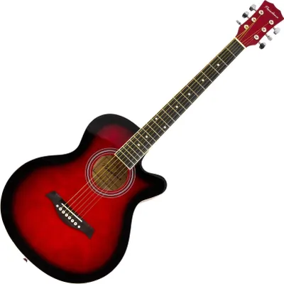 Zdjęcie produktu dla Pasadena SG026C-38 Red Sunburst Gitara akustyczna Jumbo