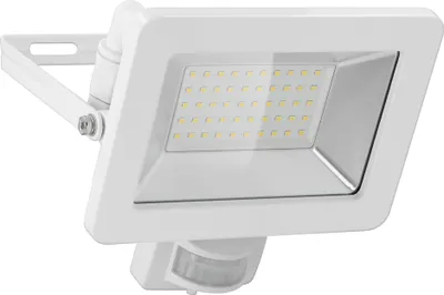 Produktbild von Goobay LED-Außenstrahler, 50 W, mit Bewegungsmelder - mit 4250 lm, neutralweißem Licht (4000 K), PIR-Sensor mit ON-/OFF-Funktion und M16-Kabelverschraubung, für den Außeneinsatz geeignet (IP44)