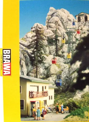 Produktbild von BRAWA 6290 Spur H0 Kanzelwandbahn Gebäudesatz für Berg- und Talstation