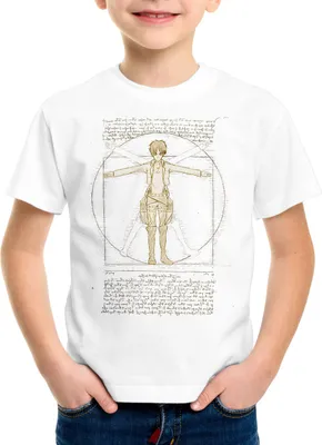Produktbild von A.N.T. Vitruvianischer Eren Kinder T-Shirt Jäger on attack aufklärungstruppe