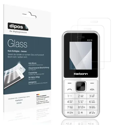 Immagine prodotto di 2x Pellicola Protettiva per Karbonn KX19 Protezione Vetro Flessibile 9H dipos