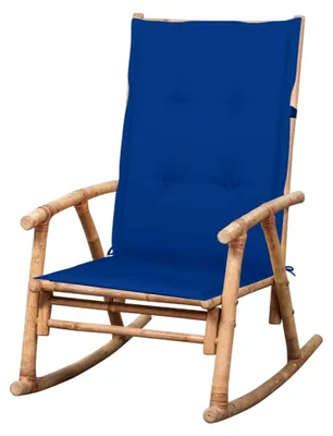 Produktbild von Schaukelstuhl mit Auflage für Garten und Innenbereich