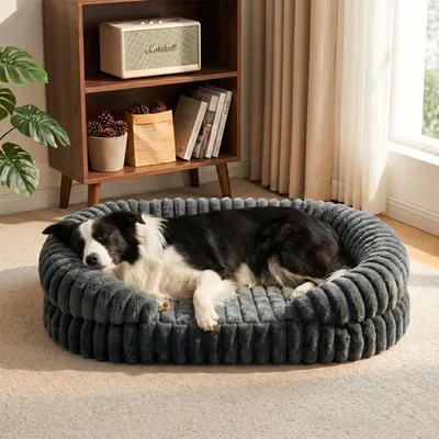 Produktbild von Omgoods – Orthopädisches Hundebett für große Hunde – 90 x 65 cm – Mit Memory-Schaum