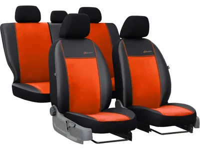 Produktbild von Autositzbezüge Universal Schonbezüge für Auto Exclusive Alkantara, Ziegelrot
